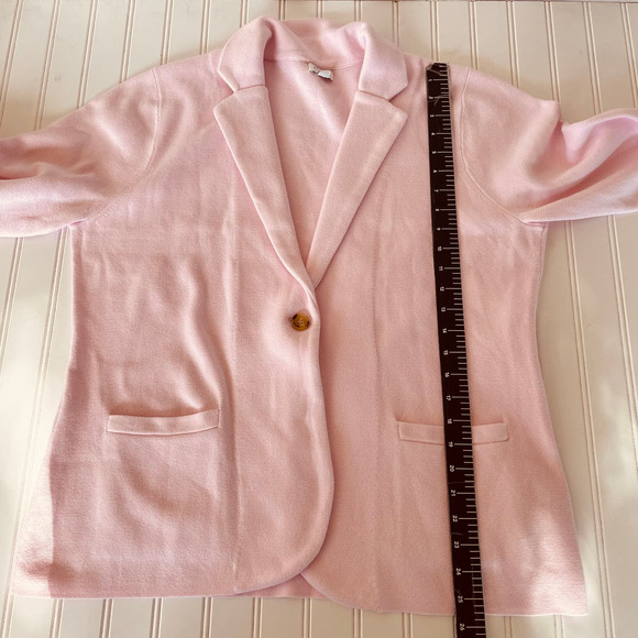 J. Crew Pink Sweater Jacket Shacket Size XL - Picture 8 of 10